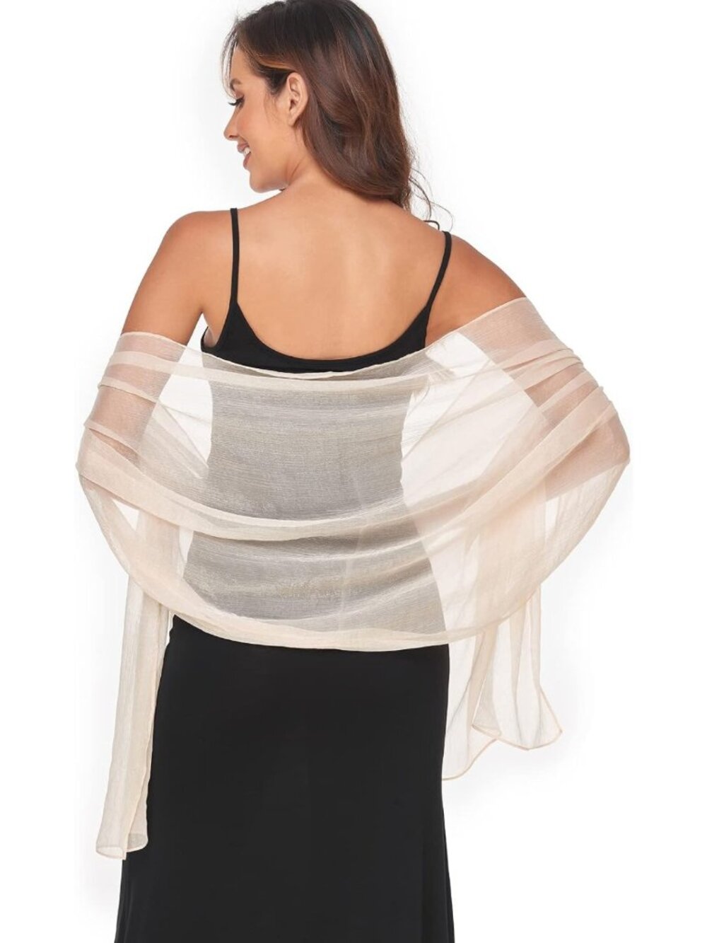 Elegant Evening Shawl & Wrap for Weddings, Bridal Scarves, Formal Events